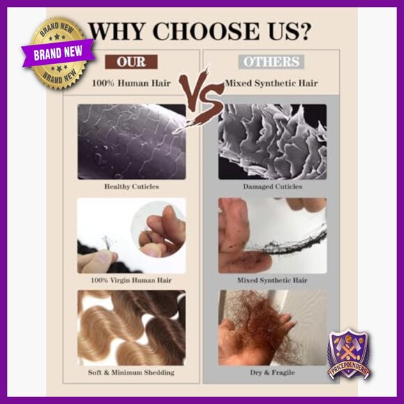 Body Wave Human Hair Extensions 12-28 Inch Brazilian Virgin Remy - Picture 5 of 6